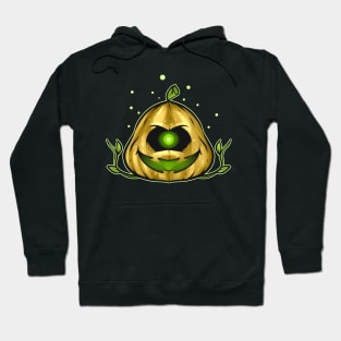 Green One Eyed Alien Pumpkin Green Halloween Hoodie